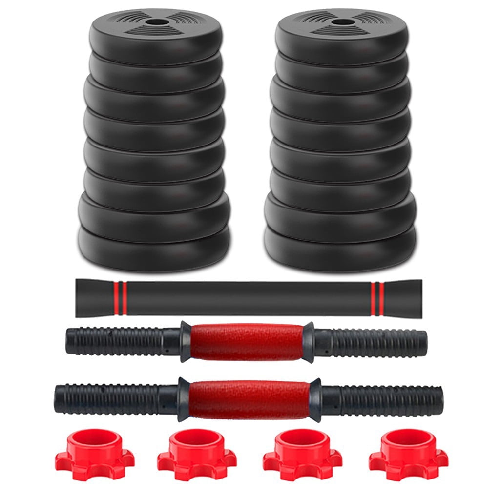 Guzom Exercise & Fitness- Adjustable Weights Dumbbells Set, Free Weights Set with Connecting Rod 30KG