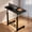 Brown, variant on Foldable Compact Adjustable Rolling Desk - Portable Laptop Table for Bed, Sofa, and Home Office Workstation