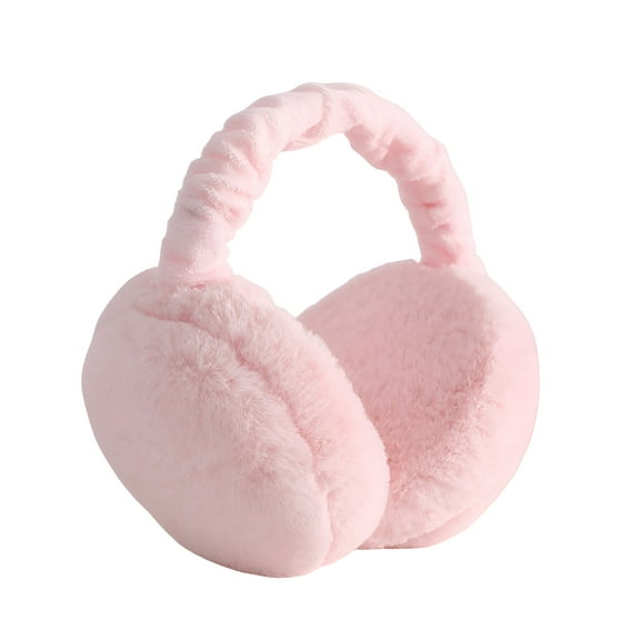 TELOLY Winter Ear Muffs for Women, Fleece Lining Earmuffs Girl Ski Plush Ear Covers Cute Ear Warmer