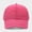 Hot Pink, variant on Light Pink Unisex Vintage Washed Cotton Baseball Cap Polyester for Running Workouts and Outdoor Activities All Seasons One Size