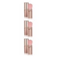 thumbnail image 2 of kurtrusly Soft And Comfortable Blush Brush For Flawless Makeup Look Wide Application Rose red 3Set, 2 of 6