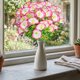thumbnail image 2 of Artificial FlowersLifelike Fake Stems Decorative Silk Flowers For HomeLiving RoomTabletop Office Wedding Decoration, 2 of 5
