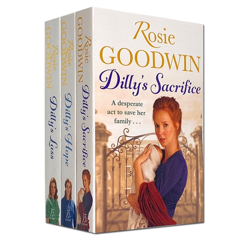 Rosie Goodwin 3 Books Set Collection Dilly's Hope, Dilly's Lass & Dilly ...