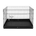 thumbnail image 1 of VEVOR Parque de juegos para perros de 4 paneles, corral de ejercicios plegable de metal para perros con almohadilla inferior de 36 pulgadas, 1 of 8