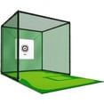 thumbnail image 1 of INTBUYING Portable Foldable Golf Hitting Cage Golf Training Golf Cage Hitting Net Golf Practice Network, 1 of 5