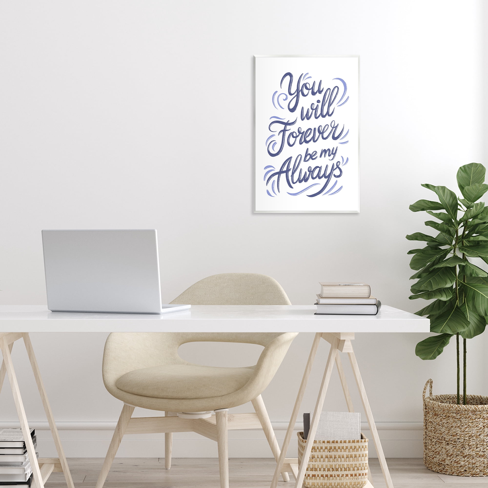 Stupell Industries Forever Be My Always Wall Plaque Art, design by Martina Pavlova