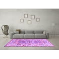 thumbnail image 3 of Ahgly Company Indoor Rectangle Abstract Purple Modern Area Rugs, 8' x 12', 3 of 4