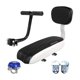 thumbnail image 2 of Cojín de asiento trasero de bicicleta, sillín de repuesto para la mayoría de bicicletas, universal, con asa, reposabrazos, reposapiés, pedal, asiento, 2 of 8