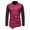 Wine, variant on Men's Long Sleeve Dress Shirt Retro Slim Fit Asymmetric Button Stand Blouses Irregular Hem Business Golf Tops