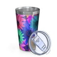 thumbnail image 2 of 16oz Tumblers Sunflower Stainless Steel Vacuum Insulated Double Wall Travel Tumbler Cups Mug with Lid and Straw,Cleaning Brush for Coffee,Tea, 2 of 4
