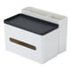 thumbnail image 2 of Caja de pañuelos multifuncional, caja de pañuelos de rejilla para almacenamiento, caja de pañuelos de plástico, caja de pañuelos de almacenamiento probada y confiable, 2 of 12