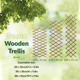 thumbnail image 2 of XYCCA Jardinière Murale en Treillis de Pin Extensible Support de Plante en Clôture Treillis Extensible pour Plantes Grimpantes-1253, 2 of 5