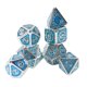 thumbnail image 2 of Dados de juego de mesa, 7 piezas de dados poliédricos de metal con patrón de engranajes Dados poliédricos elaborados con cuidado, 2 of 14