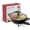 Granite Black, variant on SENSCHEF TWIN™ Electric Hot Pot with Divider, EvenHeat Cast Aluminum Non-Stick Pot for No-Spot Cooking, 1500W Fast Heating, Dual-Flavor, 1-Yr Warranty, Granite Black