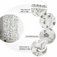 thumbnail image 5 of Gray Botanical Shower Curtains for Bathroom Waterproof Fabric Bath Curtains Decor Bath Tub Curtain Rustic Spring Summer Floral Leaves Decorative Shower Curtain Sets with 12 Hooks, 72x72 Inch, 5 of 6