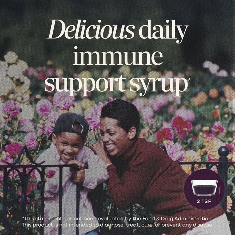 Nature's Way Sambucus Immune Elderberry Syrup With Zinc & Vitamin C, 4oz photo 3