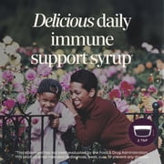 Nature's Way Sambucus Immune Elderberry Syrup, Zinc & Vitamin C, Dietary Supplement, Unisex, 4 fl oz