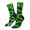 2 Black-2, variant on Green Lightning Print Adult Socks for Men & Women,Calf Socks, Ankle Socks,Boots Socks,Breathable Casual Sock,Unisex Crew Socks