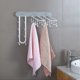 thumbnail image 2 of Foldable Drying Racks for Laundry Sock Hanger Wall Mounted with 24 Clips Multifunctional Clothes Hanger Rack, 2 of 5