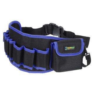 VEVOR Tool Belt with Suspenders 34 Pockets 29-54 Inches Adjustable Waist Size Tool Belts for Men 1250D Nylon Heavy Duty Carpenter Tool Pouch for