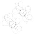 thumbnail image 1 of Piège à Crabes, Outil de Capture Réutilisable en Acier Inoxydable avec 6 Anneaux et Corde en Nylon pour la Pêche au Crabe, 1 of 8