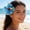 A, variant on Artificial Flower Hair Accessories for Women Girls, Floral Hair for Beach Wedding Party, Summer Tropical Bloom Ponytail Holders, Bridal Shower Hair Decorations for Daily Styling,C