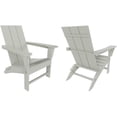 thumbnail image 2 of Palms Modern Folding Poly Adirondack Chair (Set of 2), 2 of 8