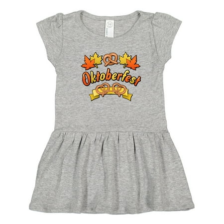 

Inktastic Oktoberfest Pretzels Gift Toddler Girl Dress