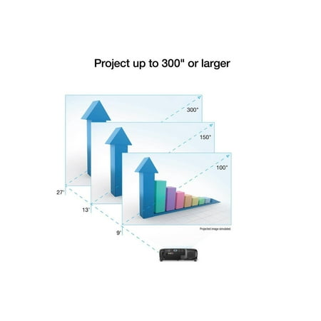 Epson - Pro EX9240 3LCD Full HD 1080p Wireless Projector with Miracast - Black