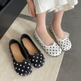 thumbnail image 6 of EaseDay Women's Flat Shoes Comfortable Slip On Ballet Flats Split Toe Style Lightweight Casual Fashion Shoes for Women Office Travel and Everyday Use, 6 of 9