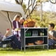 thumbnail image 3 of Costway Mesa de Camping Plegable, Mesa de Picnic Portátil de Aluminio con Estantes Abiertos de 2 Niveles y Tablero Amplio, Tela Oxford y Bolsa de Transporte, Mesa Plegable Ligera para Picnic, Barbacoa, 3 of 4