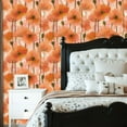 thumbnail image 2 of Peel and Stick Wallpaper 23.6in x 9.8ft Seamless Watercolor Orange Water Droplets Contact Paper Vinyl Self-Adhesive Removable Wall Paper for Bedroom DIY Home Decor Renter Friendly, 2 of 8