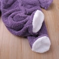 thumbnail image 5 of Mgmyaa Baby Fleece Romper Hooded Jumpsuit With Bear Ears Warm Winter Outfit For Infant Boys Girls 0-12 Months, 5 of 9
