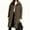 Brown, variant on Kukoosong Women's Winter Wool Coat, Casual Lapel Single-Breasted Peacoat, Elegant Wool Blend Solid Color Over Coat