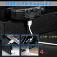 thumbnail image 5 of 2-Pack Headlamps, Super Bright LED Head Lamp with Adjustable Headband, Waterproof Suitable for Camping and Outdoor Activities, 5 of 7