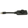 thumbnail image 1 of Adaptador De Tarjeta De Sonido USB, Tarjeta De Sonido Estéreo Externa USB 3 Conectores 44.1K 48K 96K Para Juegos, 1 of 7