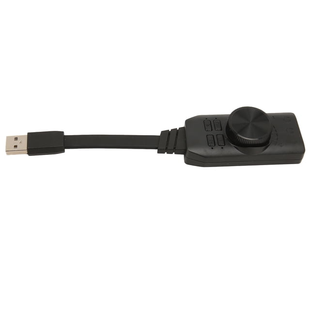 Adaptador De Tarjeta De Sonido USB, Tarjeta De Sonido Estéreo Externa USB 3 Conectores 44.1K 48K 96K Para Juegos