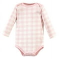 thumbnail image 4 of Hudson Baby Infant Girl Cotton Long-Sleeve Bodysuits, Enchanted Forest, 9-12 Months, 4 of 5