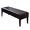 Brown, variant on ABCISI Bench Cover, Stretch PU Leather Dining Room Bench Cover, Soft Waterproof Chair Cover, Oilproof Removable Washable Bench Seat Protector(BLACK)