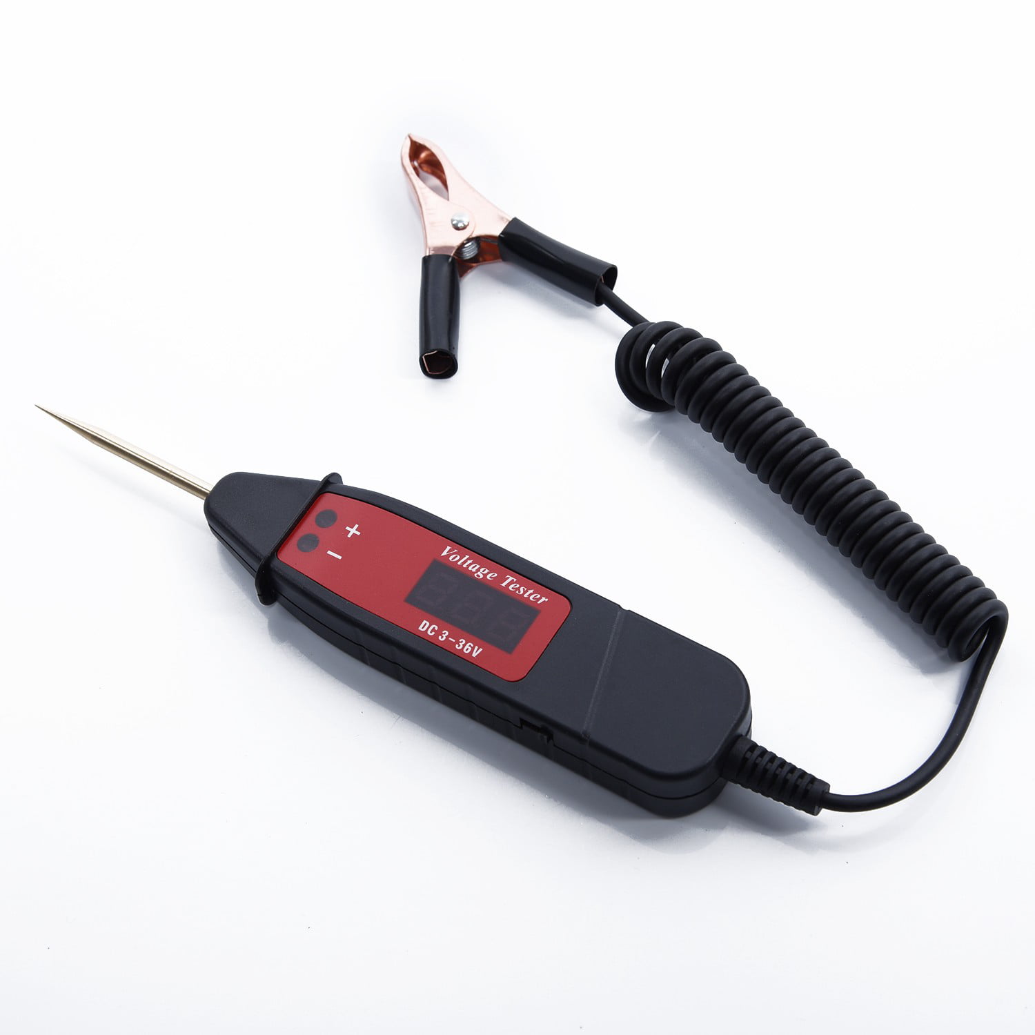Car Non Contact Electric Test Pen Voltage Digital Tester Detector Stick DC 5-36V 