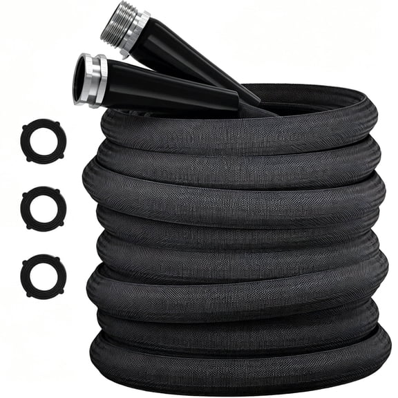 Garden Hose 50FT, Lightweight, Ultra Flexible, Durable, Kink-Free Garden Hose, RV, Marine and Camper Hose