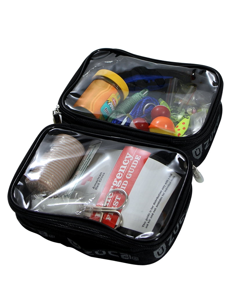 Zuca 18" Sport Bag - Chili with 2 Small Utility Pouch (Black Frame)