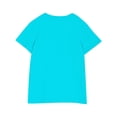 thumbnail image 3 of yillto Girls Shirts Short Sleeve Plain Tee Kids Crewneck Tshirts Summer Tops Basic Tees 3-14 Years, 3 of 5