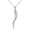 G-style2-June, variant on Italian Horn Pendant Necklace for Women - Silver Horn Pendant with Jan-Dec Simulated Birthstone - Protection Amulet Jewelry Gift Box