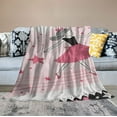 thumbnail image 2 of Jiayy  Ballet Plush Blanket Girls Dance Ballet Sherpa Blanket for Kids Boys Girls Sports Theme Throw Blanket Soft Fuzzy Blanket for Sofa Bed Couch, 2 of 6
