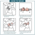 thumbnail image 5 of Women's Strapless Self Adhesive Bra Reusable Backless Sticky Push Up Bra Invisible, 5 of 5