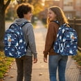 thumbnail image 2 of Yspwyqan Teen Boys Backpack, Basketball Polka Dot Shark 17 Inch Lightweight Laptop Backpack, Multi-Pocket Fits 15.6 Laptop, Casual Daypack for High School Back to School Gifts, 2 of 7
