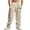 Khaki, variant on Men's Casual Pants Everyday Wear Lightweight Straight Leg with Closure For Relaxation And Sports Activities Versatile Summer And Autumn Style Blue XL