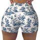 thumbnail image 2 of Fotbe Vintage Floral 1 Shorts Sin Costuras – Shorts Deportivos de Cintura Alta para Mujer, Elásticos para Gimnasio, Yoga, Running o Ciclismo-XX-Large, 2 of 8