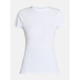 thumbnail image 6 of Scenario Women's Variegated Rib Tee with Short Sleeves, Sizes XS-XXXL, 6 of 6